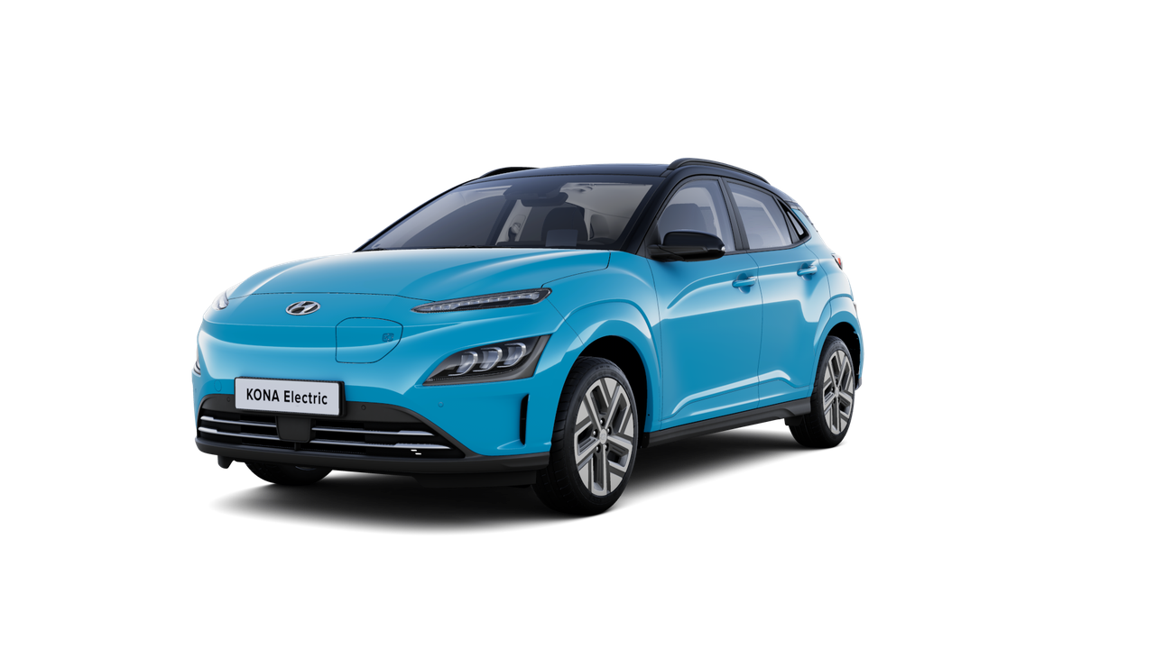 Cutout image of the Hyundai Kona Electric.