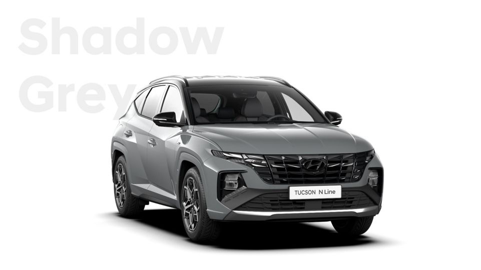 The all-new Hyundai TUCSON Plug-in Hybrid N Line compact SUV in Shadow Gray